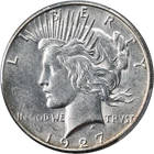1927-S Peace Dollar PCGS MS62 Nice Eye Appeal Nice Strike