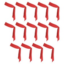 Head Ties Headbands 6 Pcs Ninja Karate Headband Sports Tie Back Black