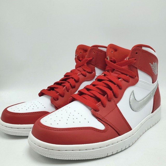 jordan 1 red white silver