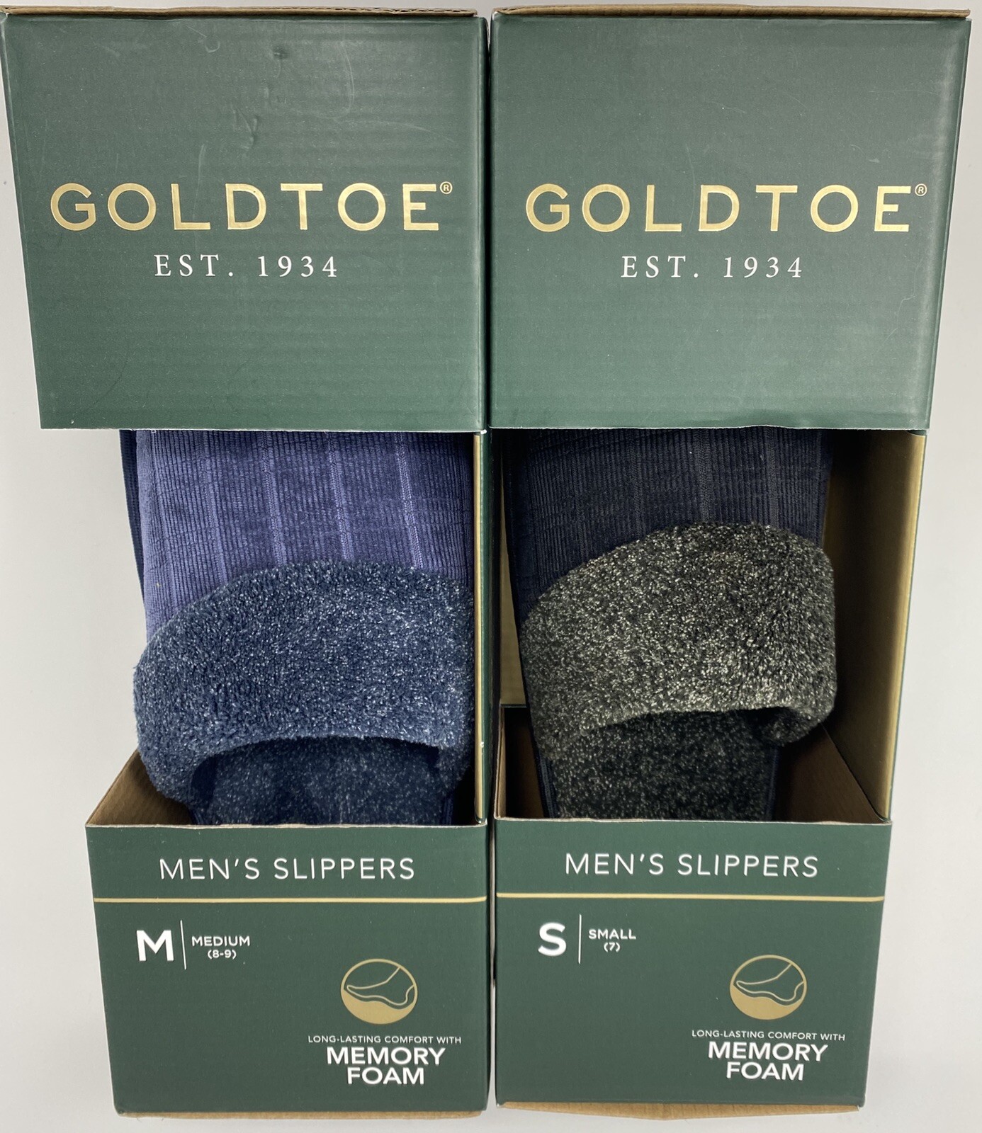 PANTOFOLA D’ORO Gold Pantofole Memory Foam Interno Esterno Uomo NUOVE