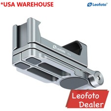 Leofoto PS-2 Phone Stand with Smartphone Clamp for iphone 12 Silver 