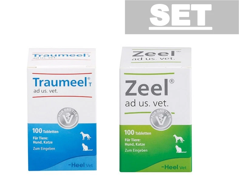 HEEL Zeel vet. + TRAUMEEL T Tabletten vet. 2 x 100st PZN4133318+5901506