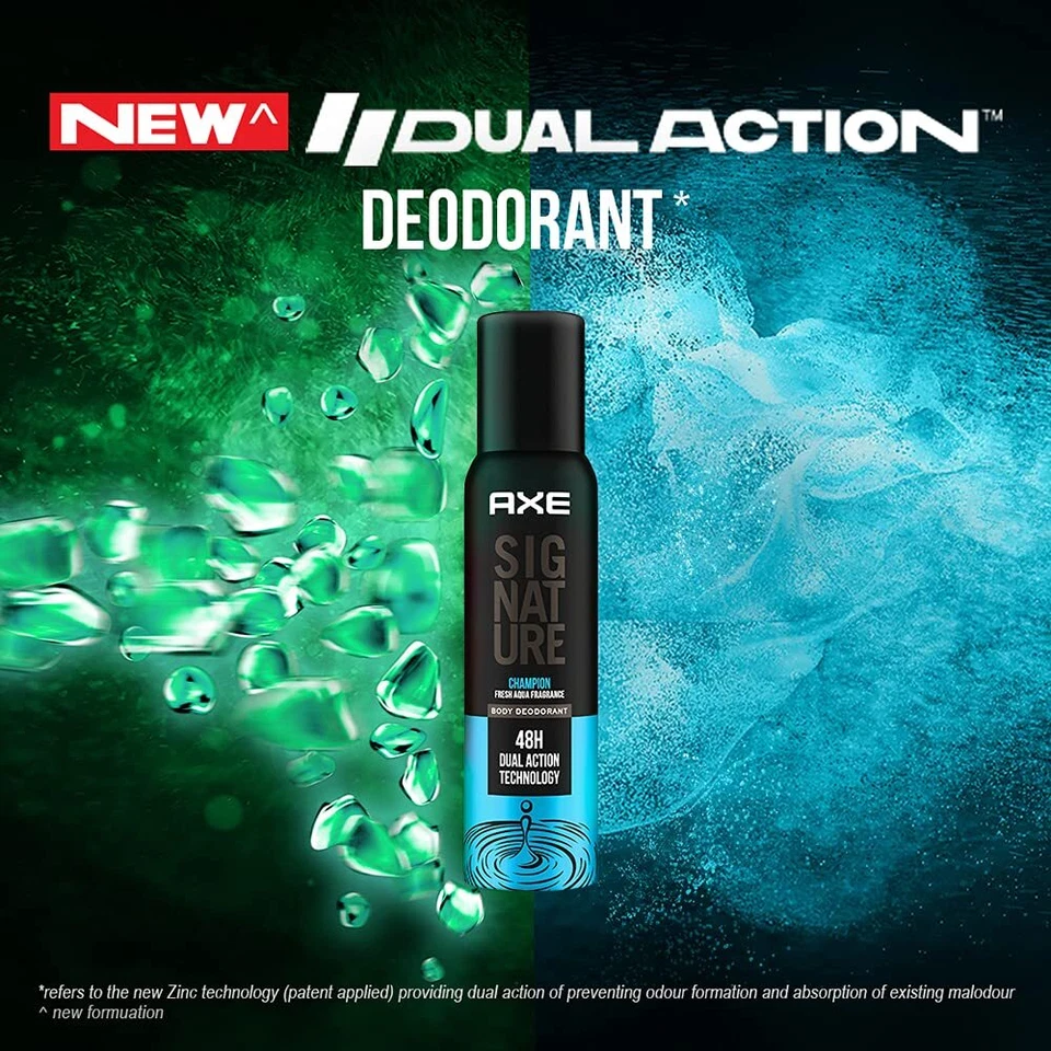 Desodorante Axe Signature Champion spray corporal de larga duración sin gas para hombres 154 ml Foto 4 de 4