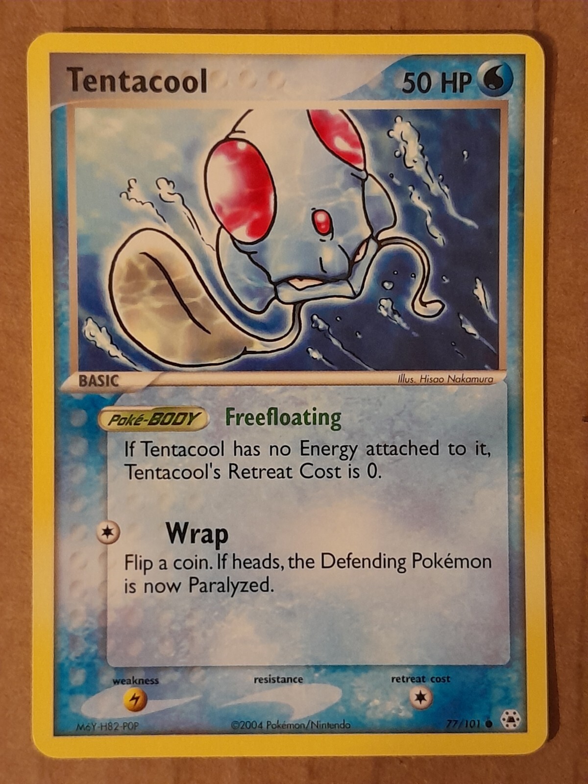 Pokemon Tentacool 77/101 Hidden Legends NM-MT See Pictures