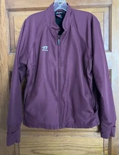 Ringor Brand Softball Athletic Lightweight Womens Jacket in Maroon