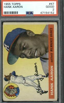 1955 Topps #47 Hank Aaron | eBay