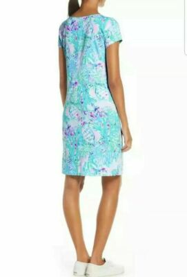lilly pulitzer short sleeve marlowe dress NEW Lilly Pulitzer SHORT SLEEVE MARLOWE DRESS Amethyst Tint Craysea Purple  Lil S