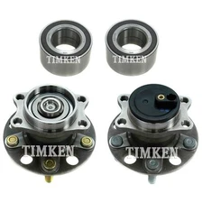 Timken Front and Rear Wheel Bearings & Hubs Kit For Dodge Caliber FWD 2007-2010