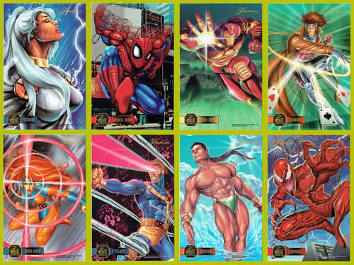'95 Flair Marvel Annual Prints (6½x10") Singles - You Pick! - Complete Your Set - 第 1/9 張圖片