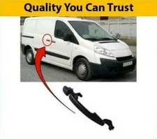 Peugeot Expert Side Sliding Door Handle Texture Black W/O Key Hole 2007- New