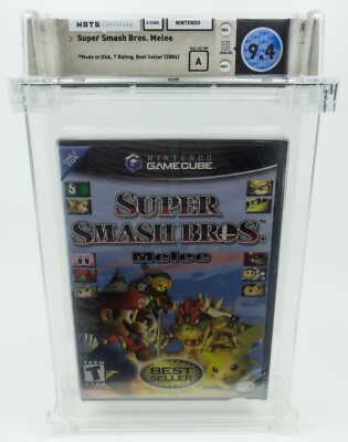 Nintendo Gamecube *Super Smash Bros. Melee* Sealed WATA 9.4 A no VGA Best Seller
