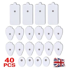 40PCS Electrode Pads Large Snap Replacement Tens For Electrode Pulse Massager