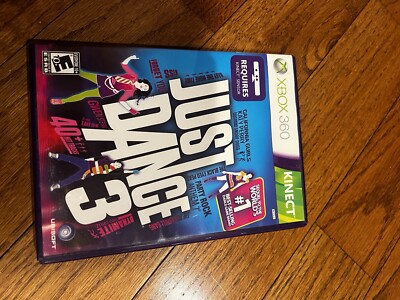 Just Dance 3 Xbox 360 Kinect (2011) Video Game Brand New Factory Sealed