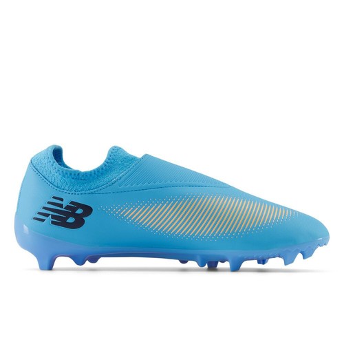 New Balance Furon Dispatch FG V7+ Firm Ground Soccer Cleats SF3FS75 Teal/Orange - Picture 8 of 10