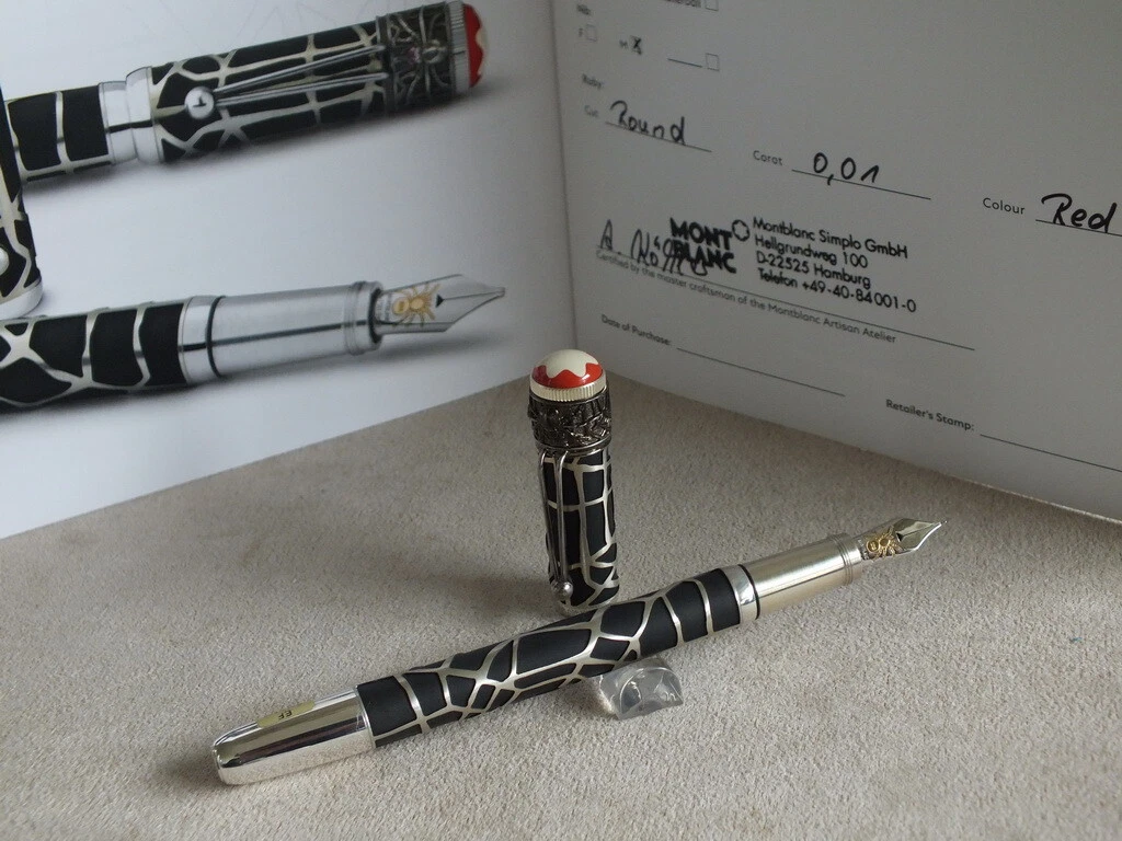 Montblanc L.E 1906 Heritage Rouge et Noir Spider Metamorphosis 18K Fountain Pen