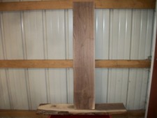 1 PC WALNUT LUMBER WOOD KILN DRIED BOARD LOT 424S 41 1/16" X 8 1/8" X 13/16"