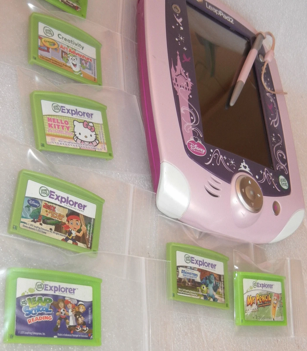 Leapfrog LeapPad 2 Disney Princess Special Handheld System w/ 7 Games