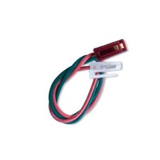 2 Piece Hei Distributor Wire Harness Pigtail Dual 12v Power Tach Connectors