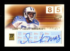 2002 Topps Reserve Auto Derrick Mason #RADM Auto Tennessee Titans