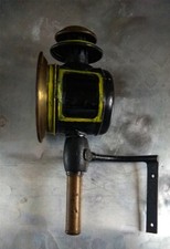 Lanterne de calèche fiacre attelage voiture à cheval ancienne avec support