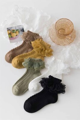 girls socks (5 pairs ) Socks for girls 6-8years old.