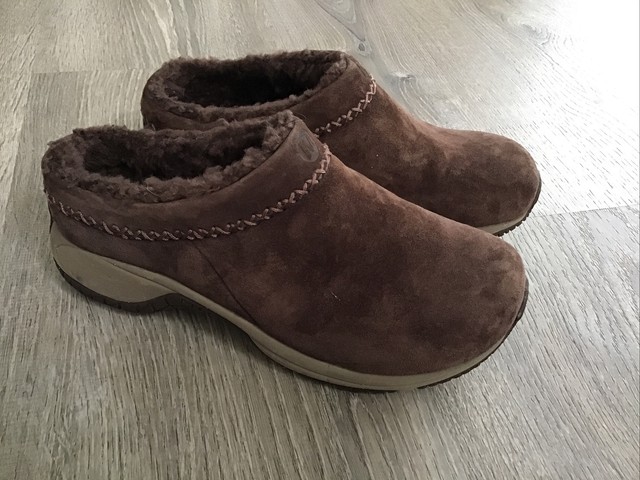 merrell lined clogs