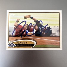 CASEY MCGEHEE 2012 TOPPS AUTOGRAPHED SIGNED AUTO BASEBALL CARD