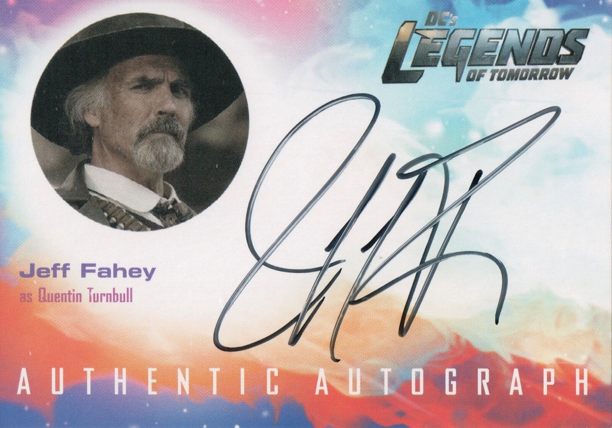 DC Legends of Tomorrow Seasons 1&2, Jeff Fahey (Quentin) Autograph Card JF  | eBay UK