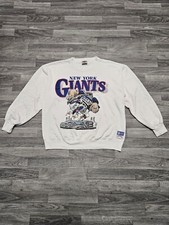 Vintage 90's New York Giants Jack Davis Stadium Kick Off Nutmeg Sweatshirt XL NY