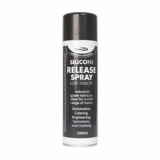 12x SILICONE RELEASE SPRAY 500ML MOULD RELEASING AND LUBRICATION OIL