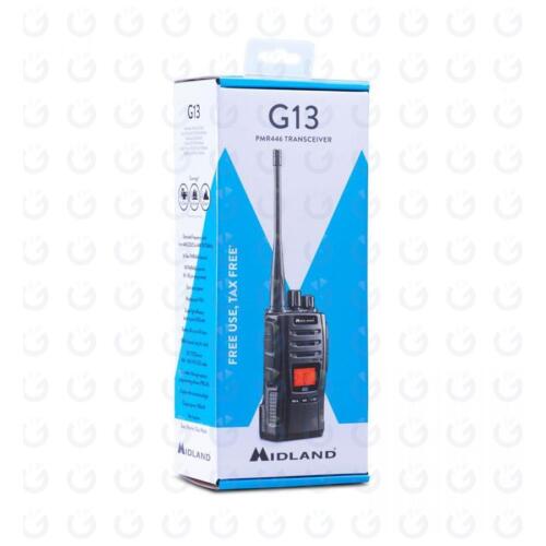 Midland G13 Radio Émetteur-Récepteur Portable Walkie Talkie PMR446 IPX4 - Bild 2 von 9