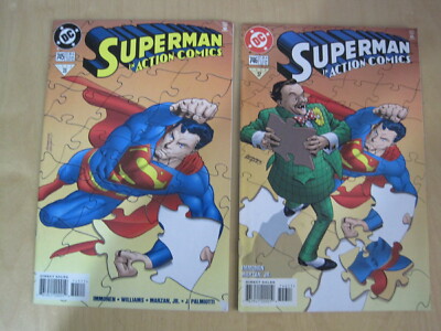 SUPERMAN,ACTION Comics 745,746, 2 issue arc 70s Superman vs Prankster by Immonen