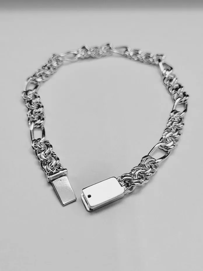 Sterling Silver 925 New Chino Link Bracelet