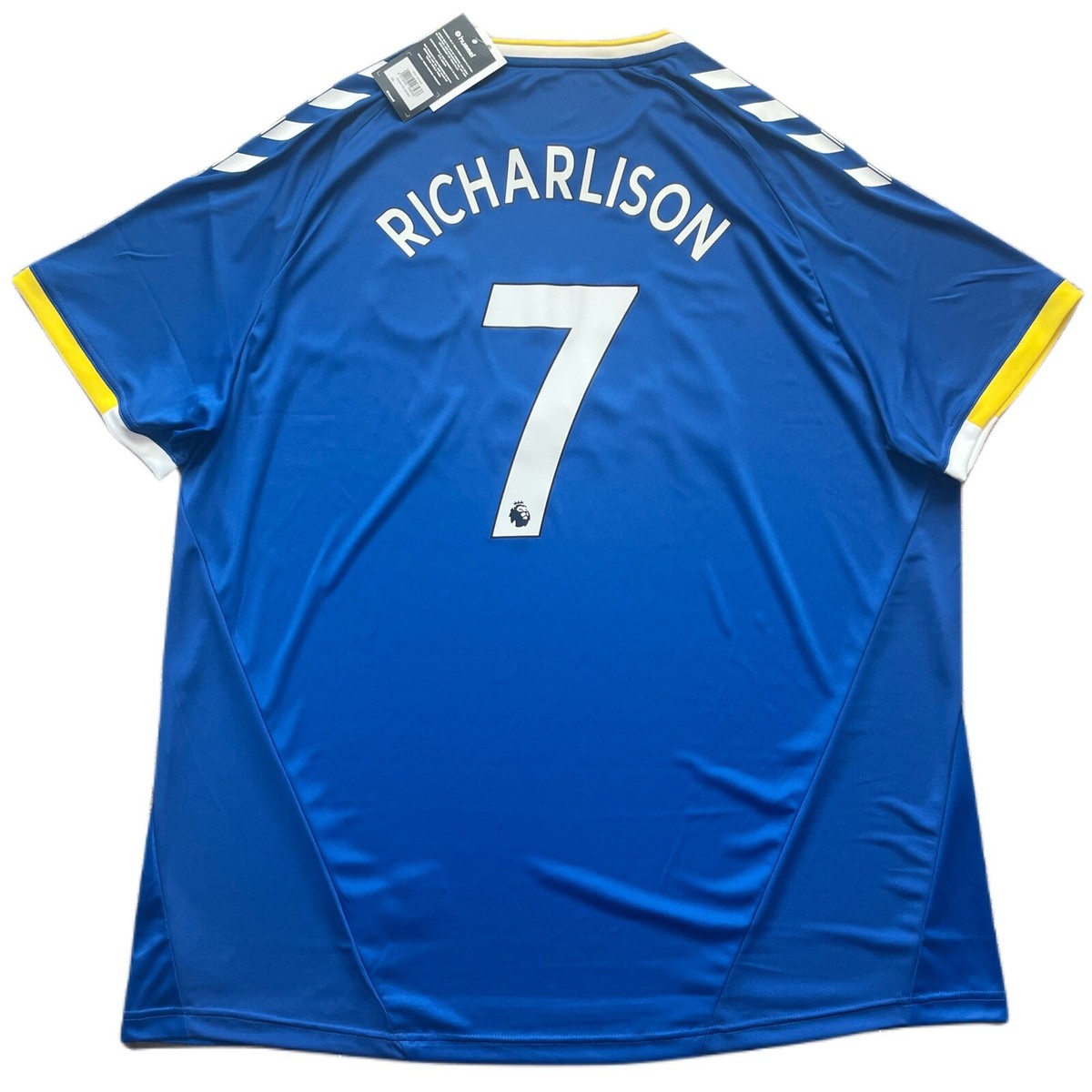 2021/22 Everton Home Jersey #7 Richarlison 4XL Hummel Soccer Short