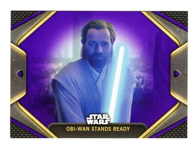 2023 Topps Star Wars Obi-Wan Kenobi - #72 Obi-Wan Stands Ready - Purple