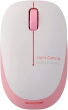 ELECOM MOS wireless receiver included S size Small 3 button BlueLED fluff