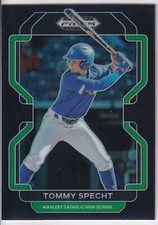 Tommy Specht - Black Refractor - 2022 Panini Prizm Draft Picks