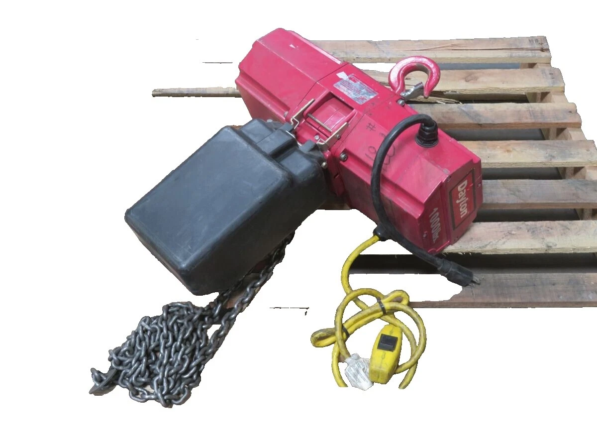 Polipastos de cadena eléctrica Dayton