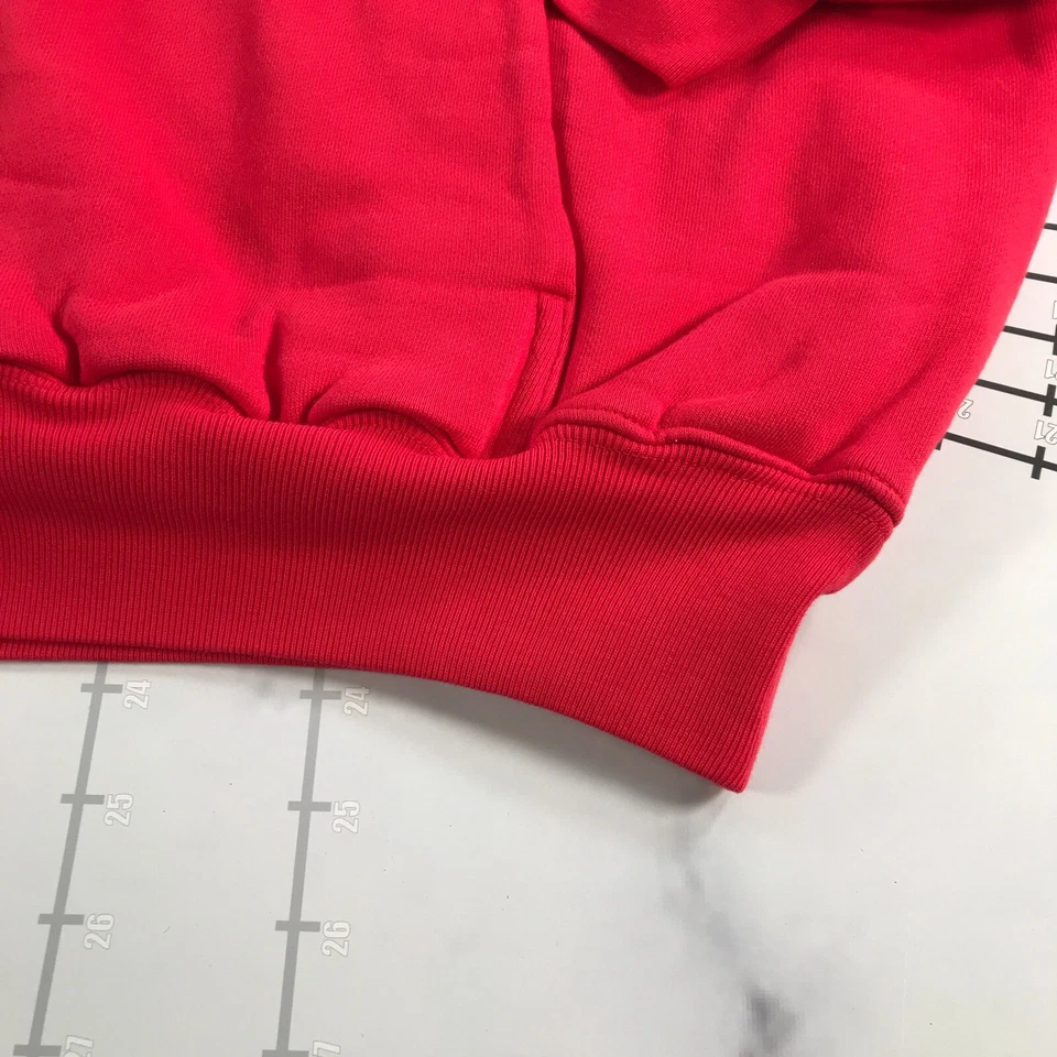 YZY Gap Sudadera con Capucha Niños Grande 10-11 Rojo Extremadamente Grueso Algodón Kanye West Etiqueta de Colaboración Foto 3 de 4