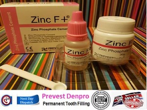 PERMANENT TOOTH FILLING DENTAL CEMENT KIT Zinc Polycarboxylate Cement