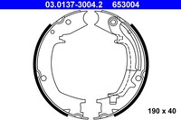 Handbremsschuhe KIA Sportage 2.0-2.7 4WD 04-