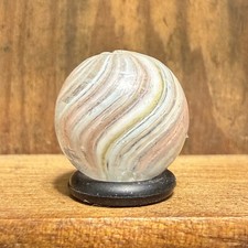 Antique German Handmade Joseph Coat / Onionskin Peewee Marble 1/2 Mint 310