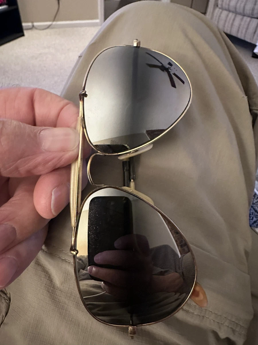 Ray-Ban Pilot Gold Vintage Sunglasses for sale | eBay