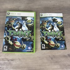TMNT Teenage Mutant Ninja Turtles Xbox 360 CASE And MANUAL ONLY NO GAME 