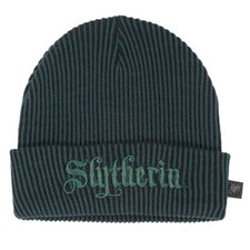 Image of Official Harry Potter Slytherin House Beanie Cozy Wizard Gift Hat for True Fans