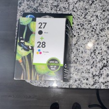 HP Genuine 27 Black 28 Tri-Color Inkjet Ink Cartridges Combo Pack