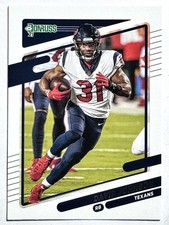 DAVID JOHNSON Houston Texans 2021 Panini Donruss Football Card #165