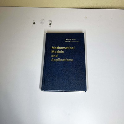 Mathematical Models and Applications