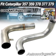 COOLANT TUBE UPPER & LOWER FOR PETERBILT 379 STAINLESS STEEL CAT C15 C16 3406E