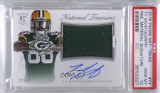 2015 Panini National Treasures 3/49 Ty Montgomery PSA 10 GEM MT Auto s6i